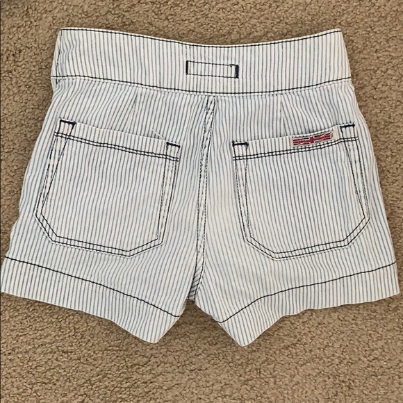 Hudson High Waist Striped Shorts - Picture 2 of 7